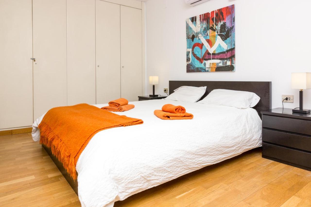 Vila Olimpica Skyline Barcelona Kamer foto