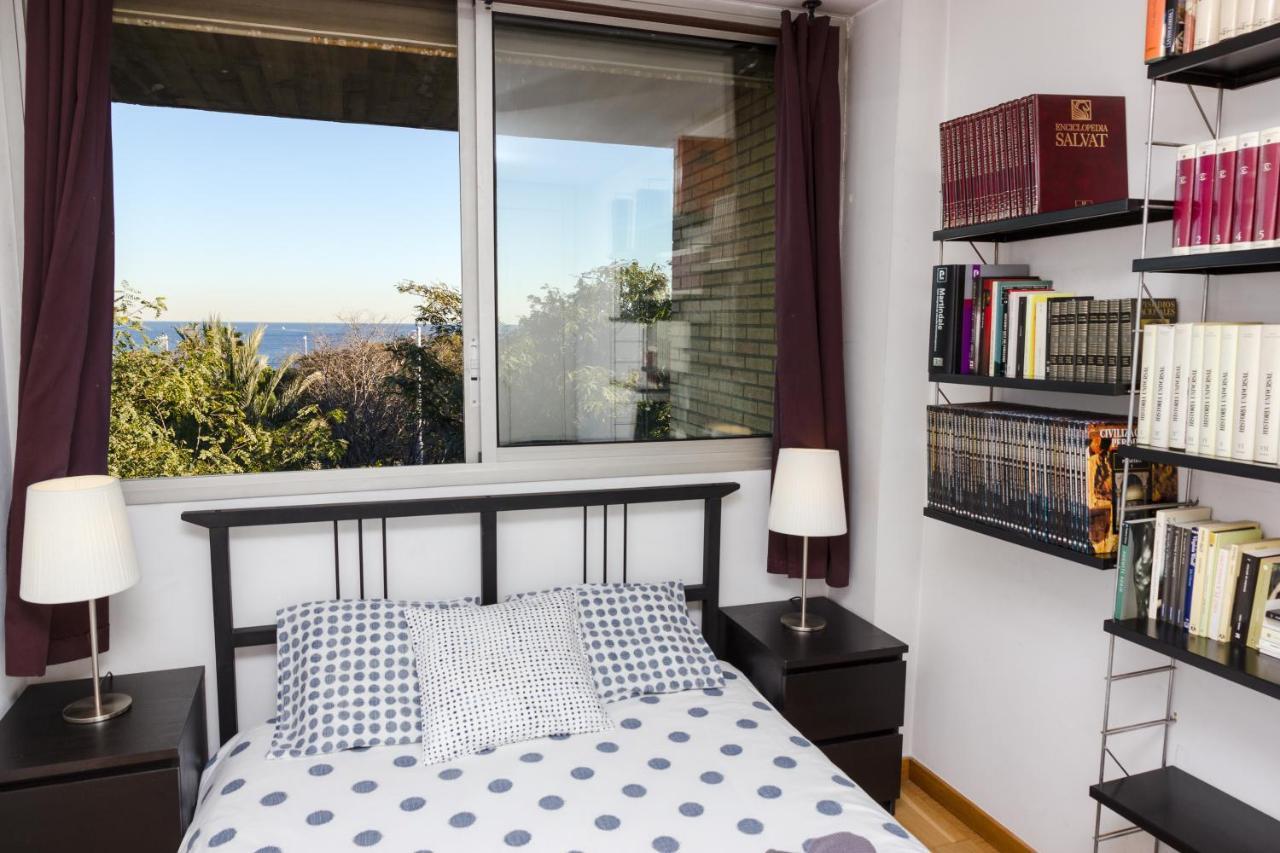 Vila Olimpica Skyline Barcelona Kamer foto