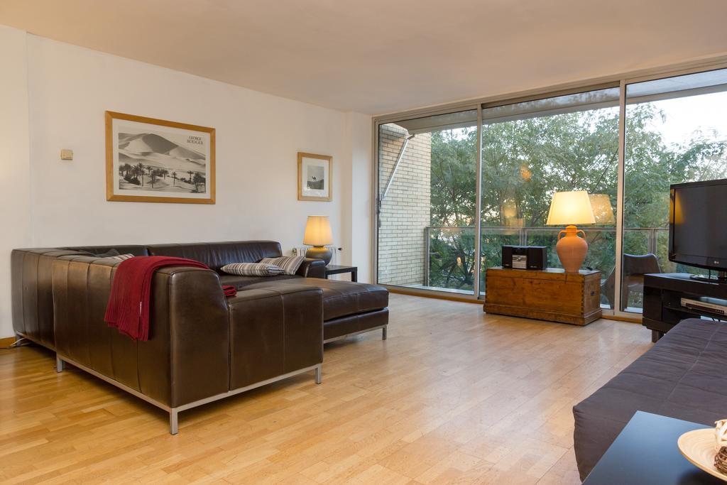 Vila Olimpica Skyline Barcelona Kamer foto