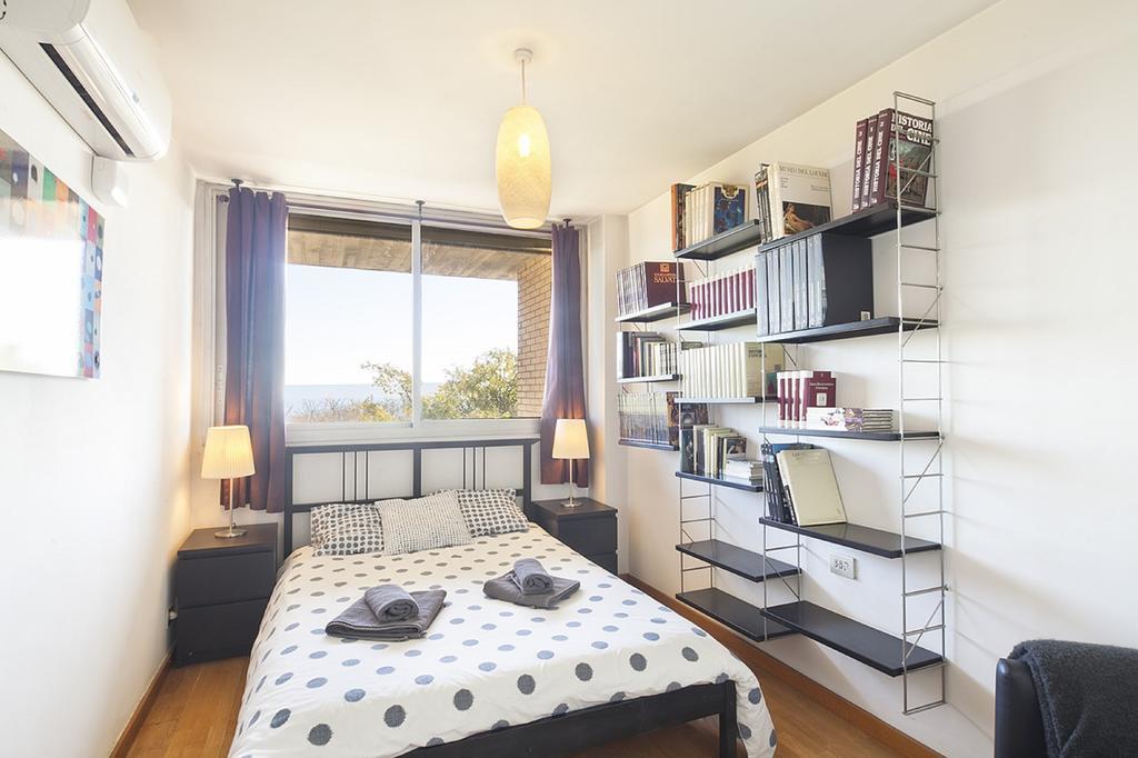 Vila Olimpica Skyline Barcelona Kamer foto